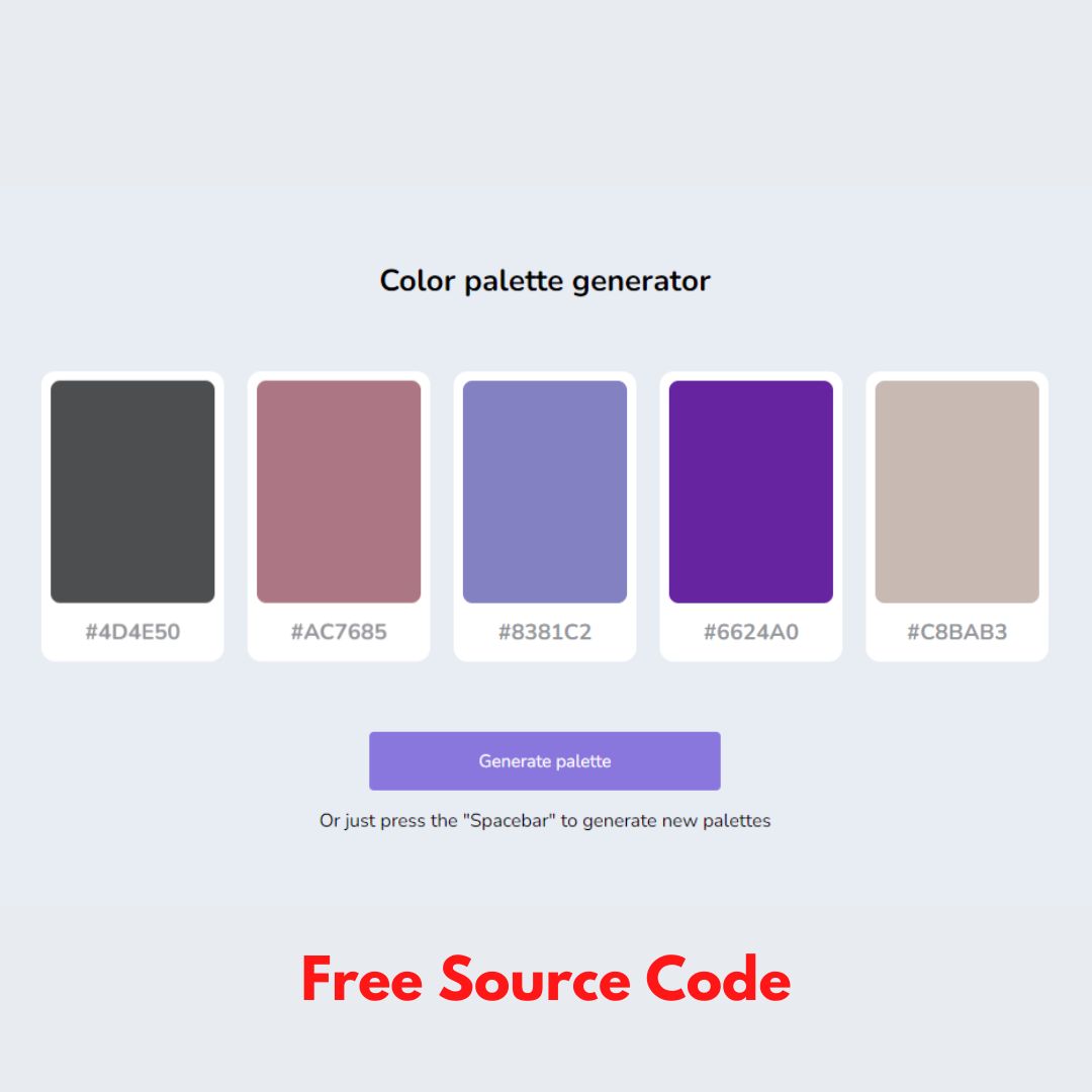 how to create a color palette generator using html, css and javascript.jpg